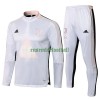 Juventus Ensemble Sweat d'Entraînement Quarter-Zip 21-22 Blanche Pour Homme